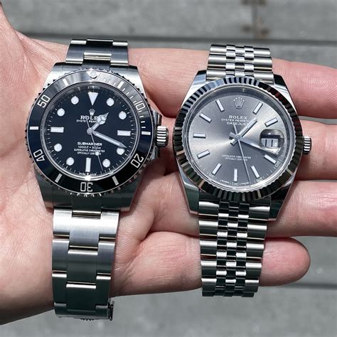 rolex submariner vs datejust reddit|rolex submariner datejust price.